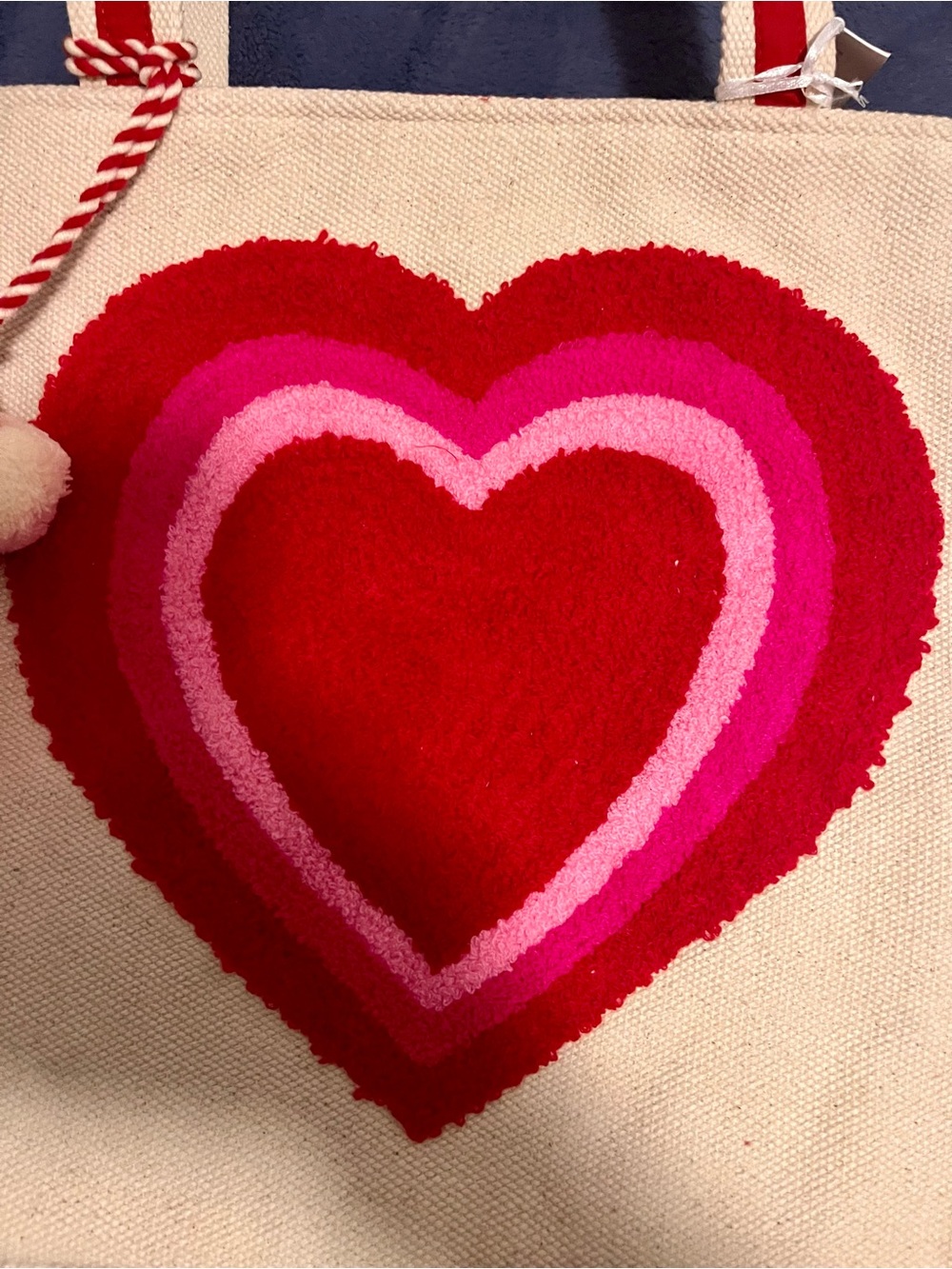 Katydid Heart Canvas Tote Bag ❤️ - Picture 2 of 6